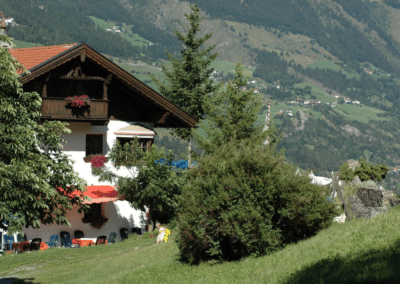 Terrasse Sommer Rauth-Hof Ladis Tirol